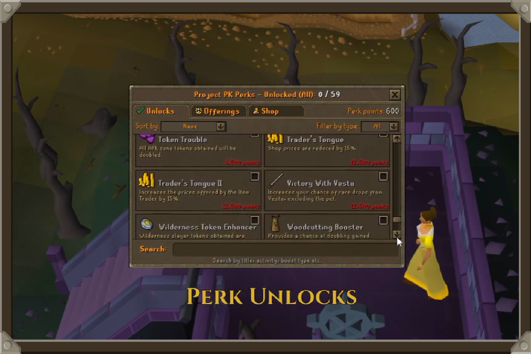Server screenshot