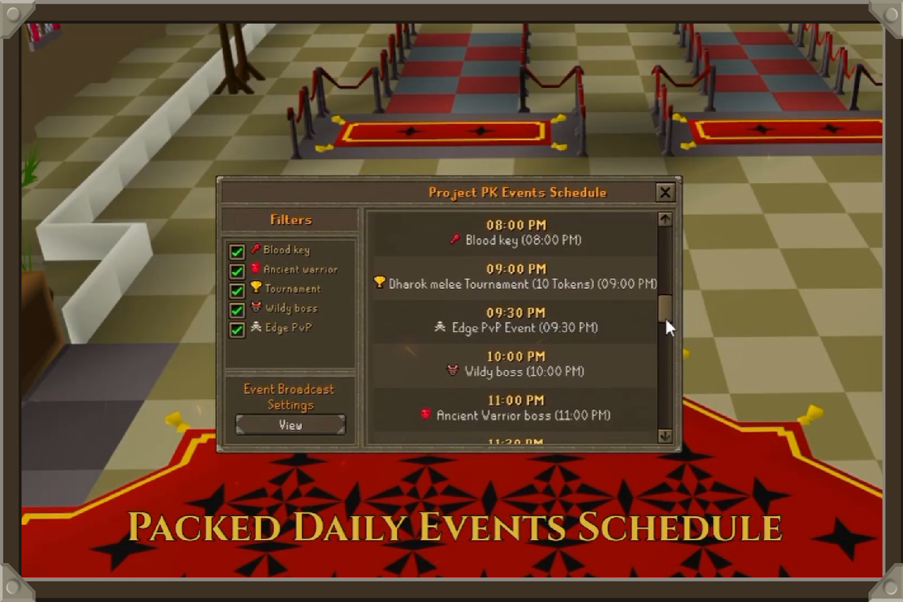 Server screenshot